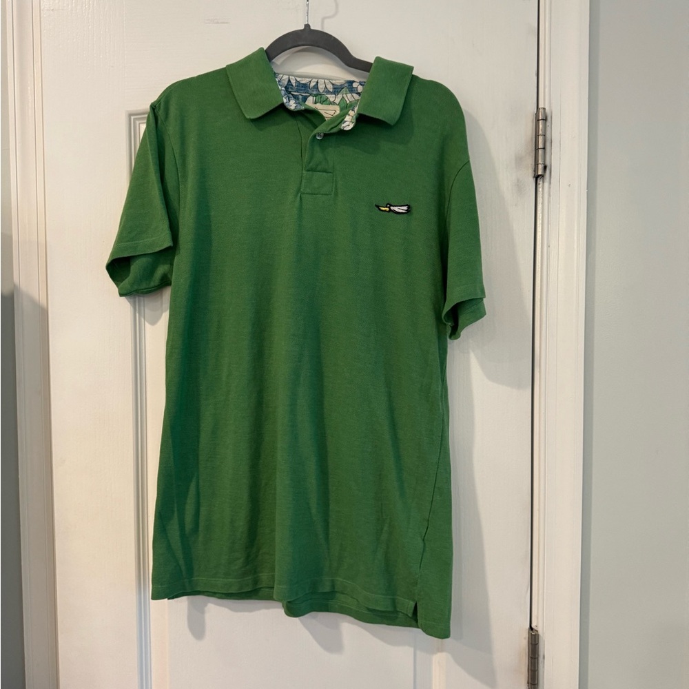 Billabong Green Polo size M Shirt with Embroidered Logo